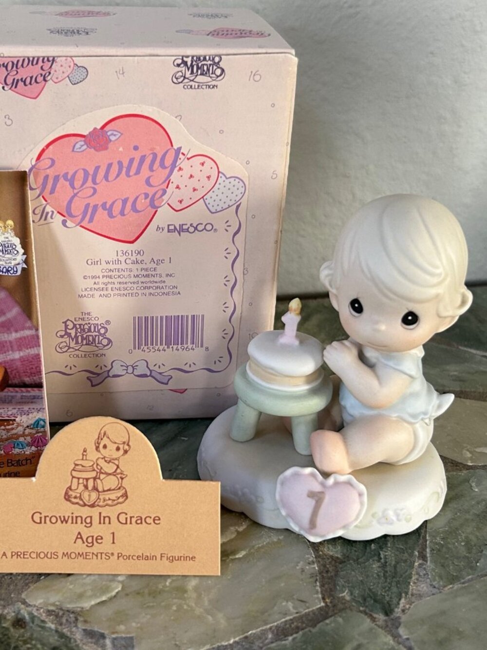 Precious Moments 1st Birthday Girl Growing in Grace Birthday Cake